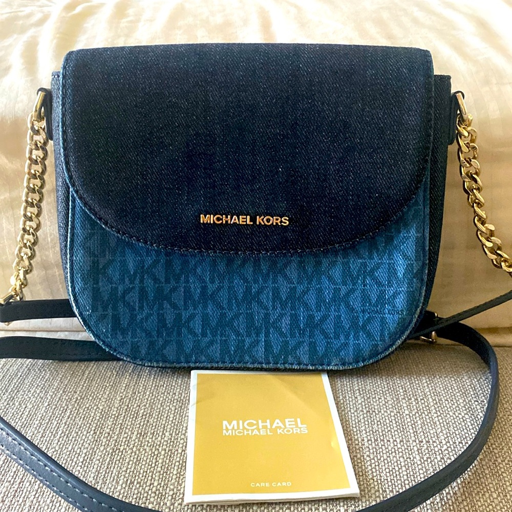 Michael Kors Denim/Leather Bag.